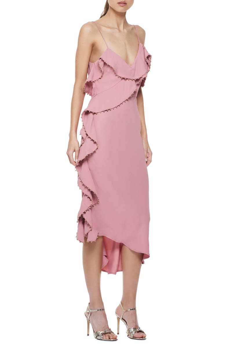 LA MAISON TALULAH Rare Beauty Ruffle Midi Dress | Nordstrom