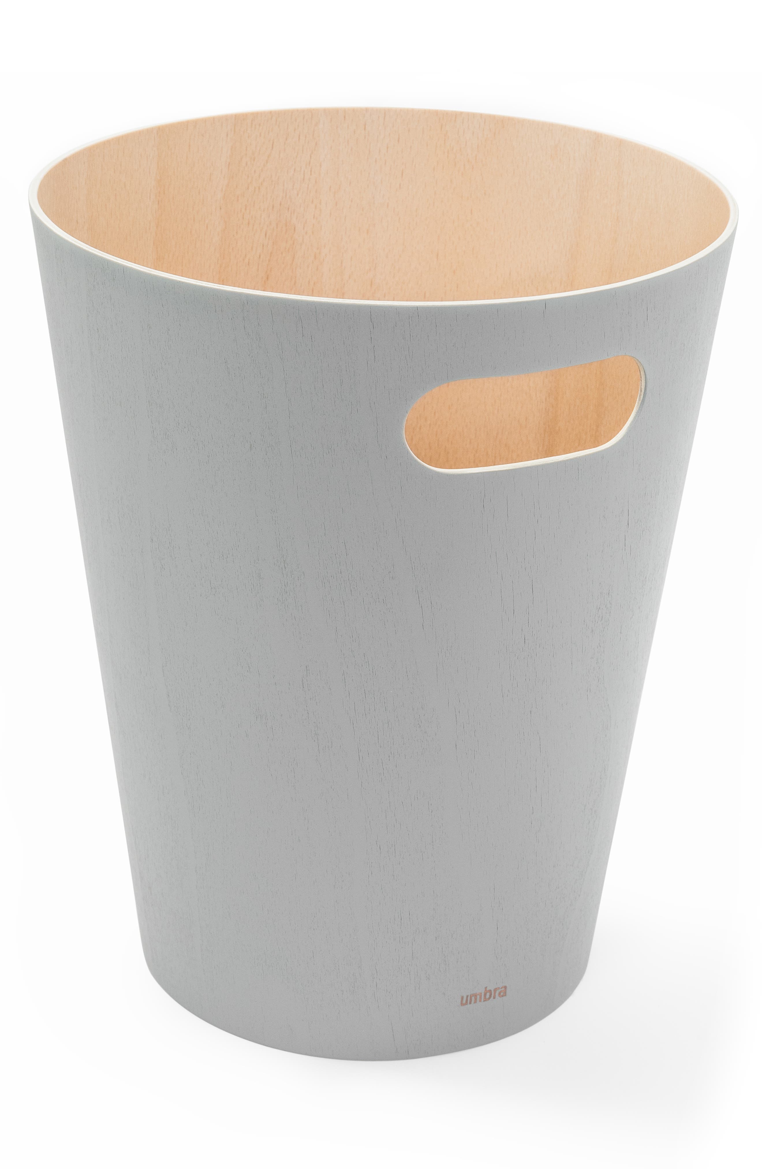 UPC 028295319010 product image for Umbra Woodrow Trash Bin, Size One Size - Grey | upcitemdb.com