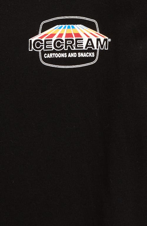 Shop Icecream Kids' Big Scoop Graphic T-shirt In Black