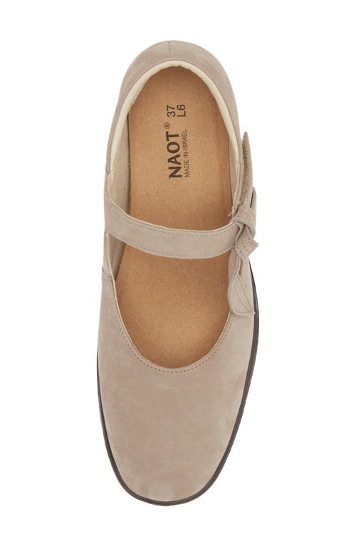 Naot Nobility Mary Jane Pump In Stone Nubuck