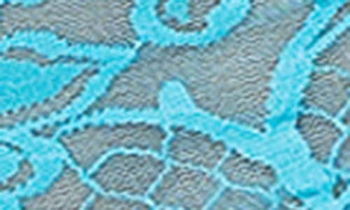Mapalé Mapale Lace Bralette & Boyshorts Set In Turquoise