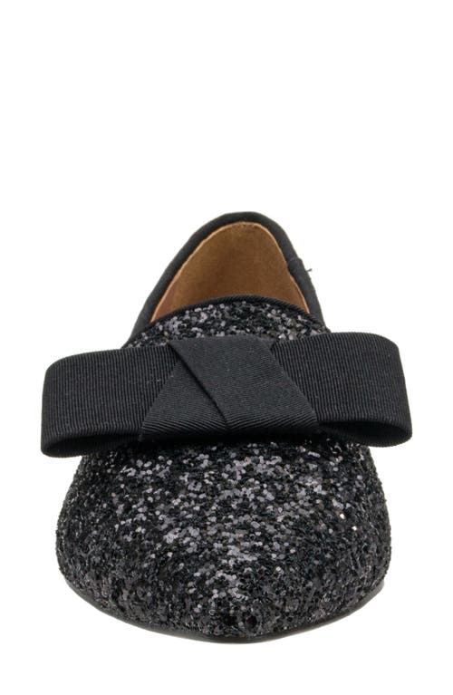 Linea Paolo Glitter Loafer In Black