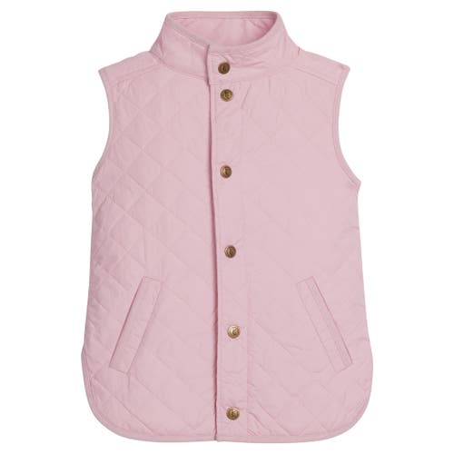 Little English Kids' Classic Quilted Vest in Light Pink 