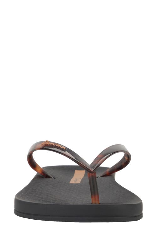 Shop Ipanema Ana Flip Flop In Black/clear