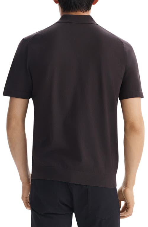 Theory Goris Performance Polo In Hickory
