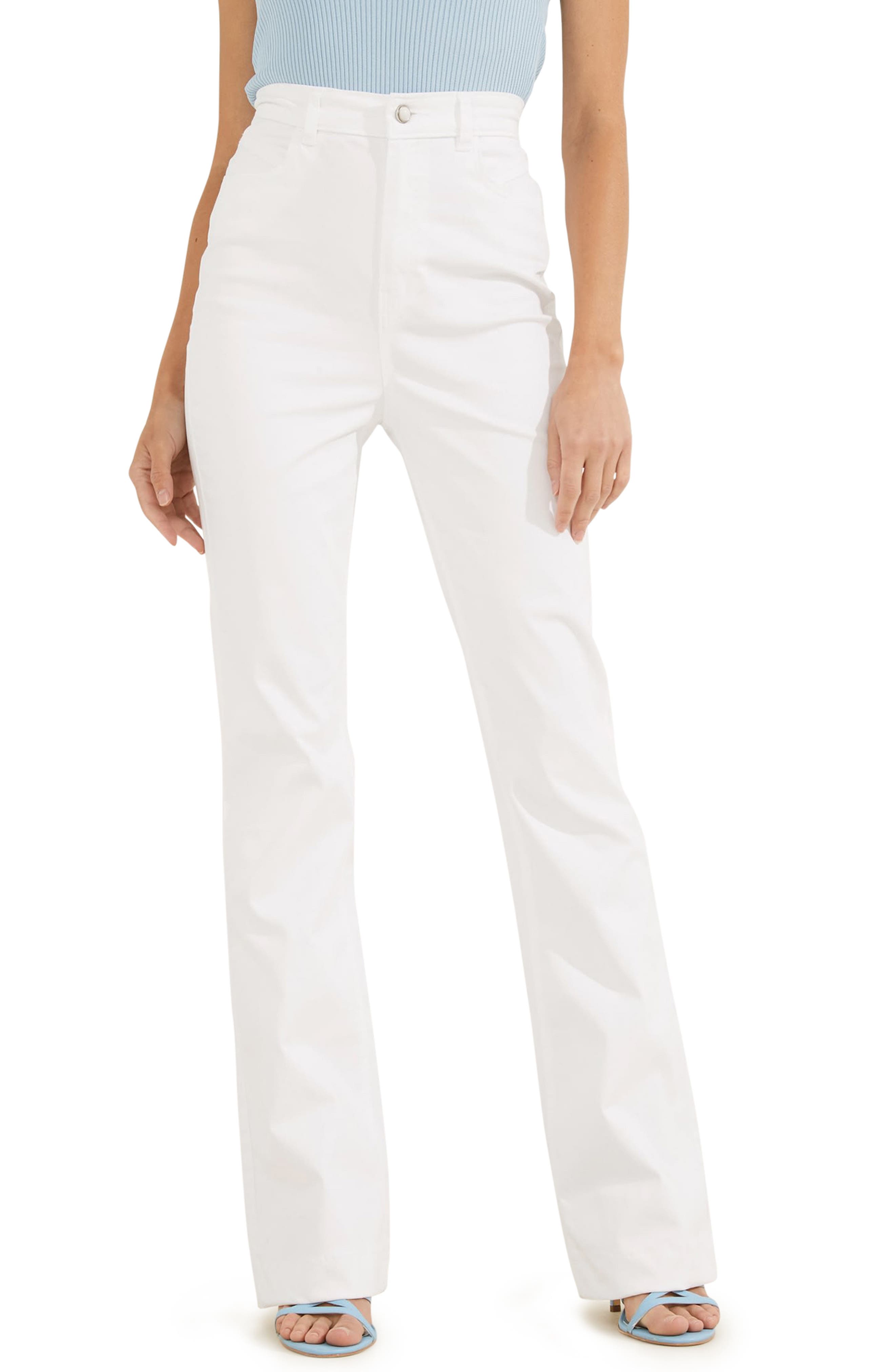 all white guess jeans