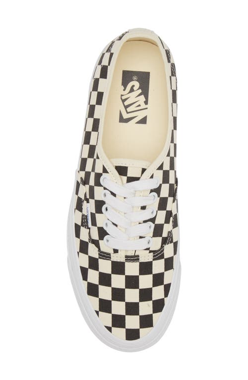 Shop Vans Premium Authentic Reissue 44 Sneaker In Checkerboard Black/off White