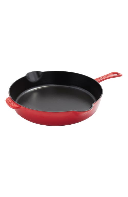 Staub 11-Inch Enameled Cast Iron Fry Pan in Cherry at Nordstrom