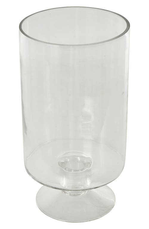 Ginger Birch Studio Glass Candleholder In Clear