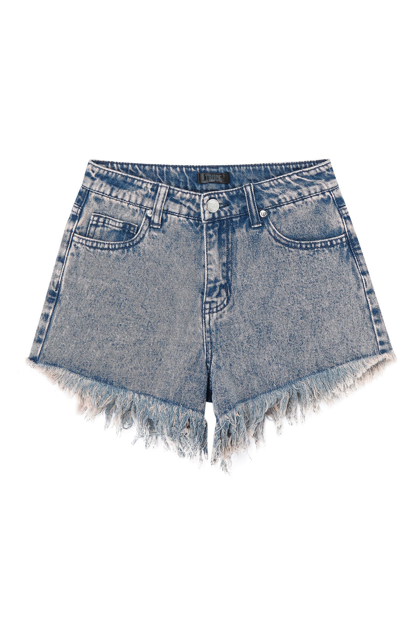 Truce Kids' Frayed Denim Shorts | Nordstrom