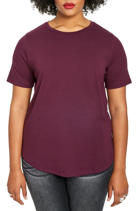 Universal Standard Tee Rex Tee In Eggplant