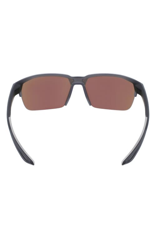 Shop Nike Maverick Free 60mm Sunglasses In Matte Obsidian/tint Blue
