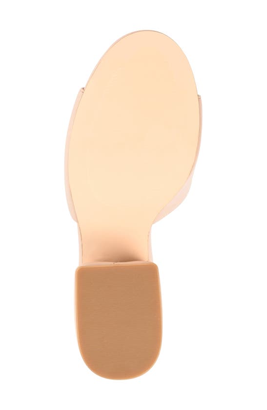 Shop Journee Collection Leslee Peep-toe Pump In Nude