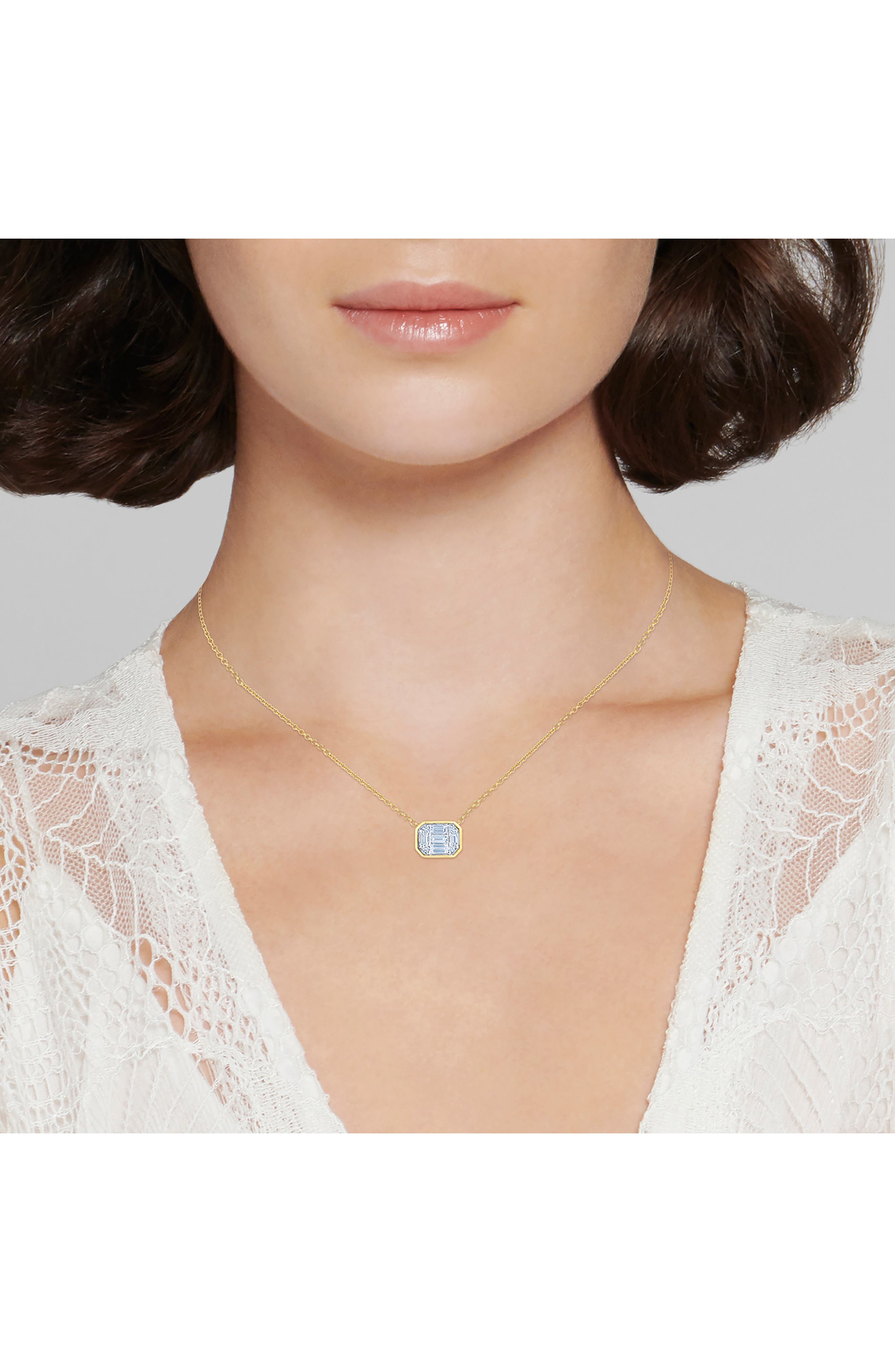 Kwiat Sunburst Diamond Pendant Necklace 