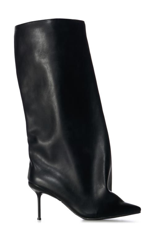 AZALEA WANG AZALEA WANG COUTURE CRAZY POINTY TOE KNEE HIGH BOOT 