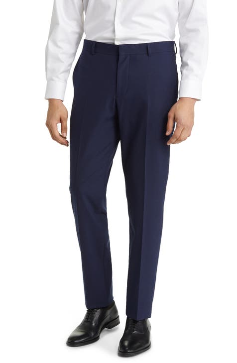 Navy Blue Track Pant for Men - Solid & 100% Cotton Regular Fit