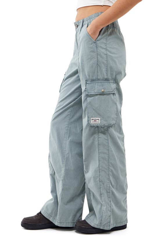 Shop Bdg Urban Outfitters Y2k Cotton Cargo Pants In Blue