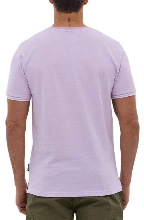Shop Bench . Malen Emblem Cotton T-shirt In Lavender