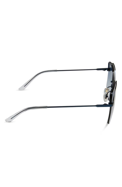 Diff Bree 62mm Square Sunglasses In Aegean Blue Flash