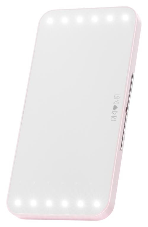 Riki Cutie Portable Lighted Mirror in Pink