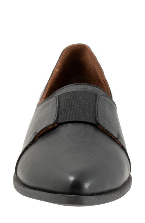 Bueno Brenda Half D'orsay Pointed Toe Flat In Black