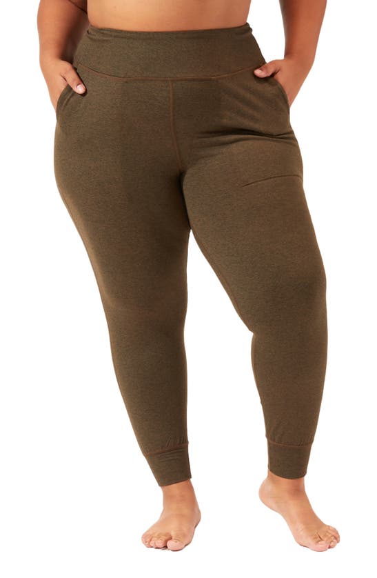 Shop Threads 4 Thought Performance Jersey Pocket Leggings In Heather Fortress