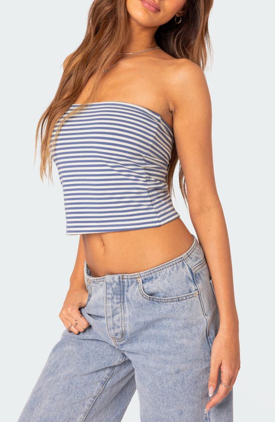 EDIKTED EDIKTED LILAH STRIPE TUBE TOP 