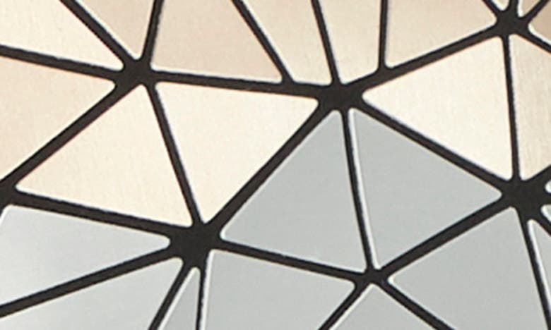 Shop Patrizia Luca Geometric Crossbody Bag In M.gold/ Silver