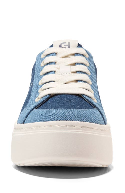 Shop Cole Haan Grandpro Max Platform Sneaker In Denim Multi