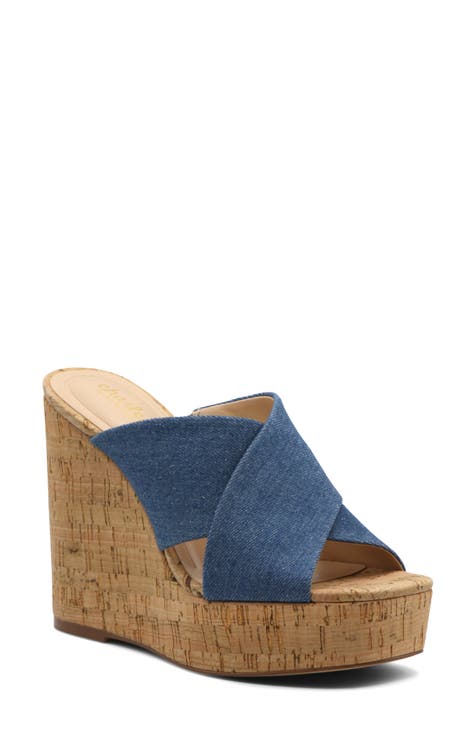 Women's Denim Wedge Sandals | Nordstrom