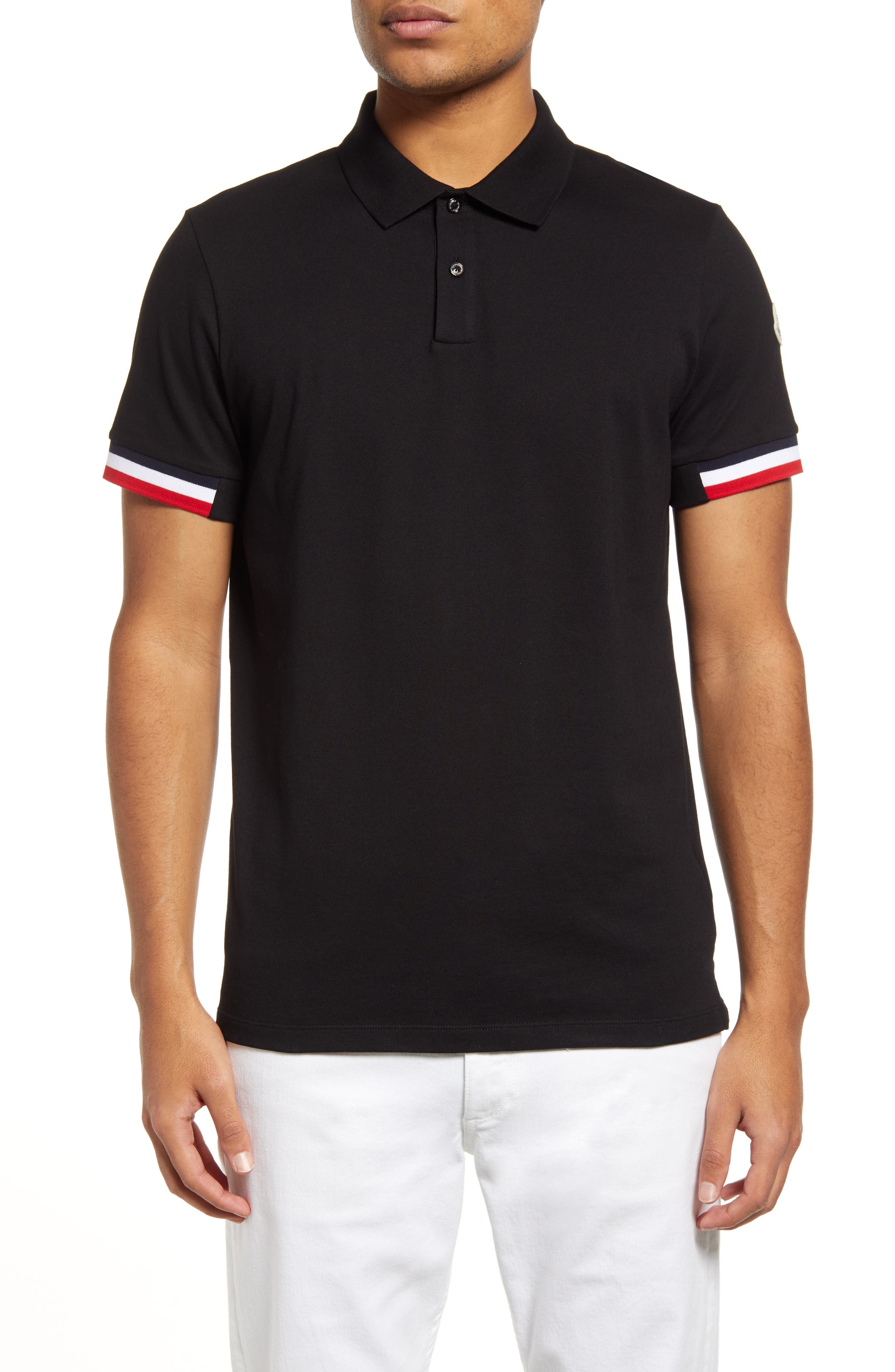 moncler short sleeve polo shirt