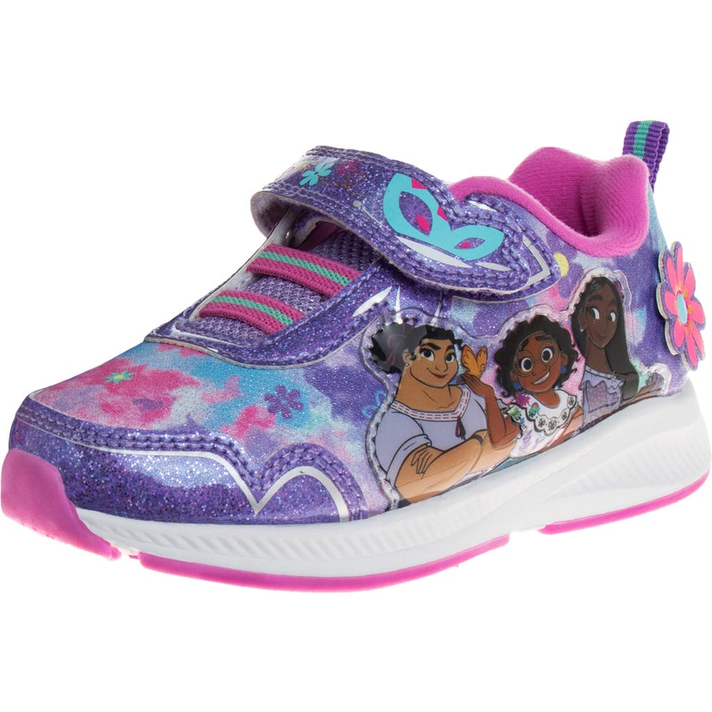 Shop Josmo Kids' Encanto® Light Up Sneaker In Purple/fuchsia