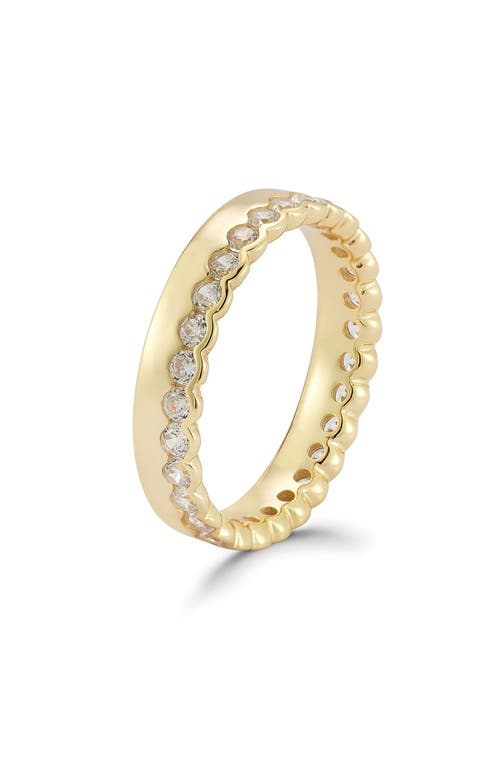 Chloe & Madison Chloe And Madison Cz Band Ring In Gold