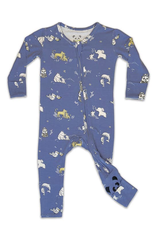 Bellabu Bear Babies' Kids' Animal Kisses Convertible Footie Fitted One-piece Pajamas