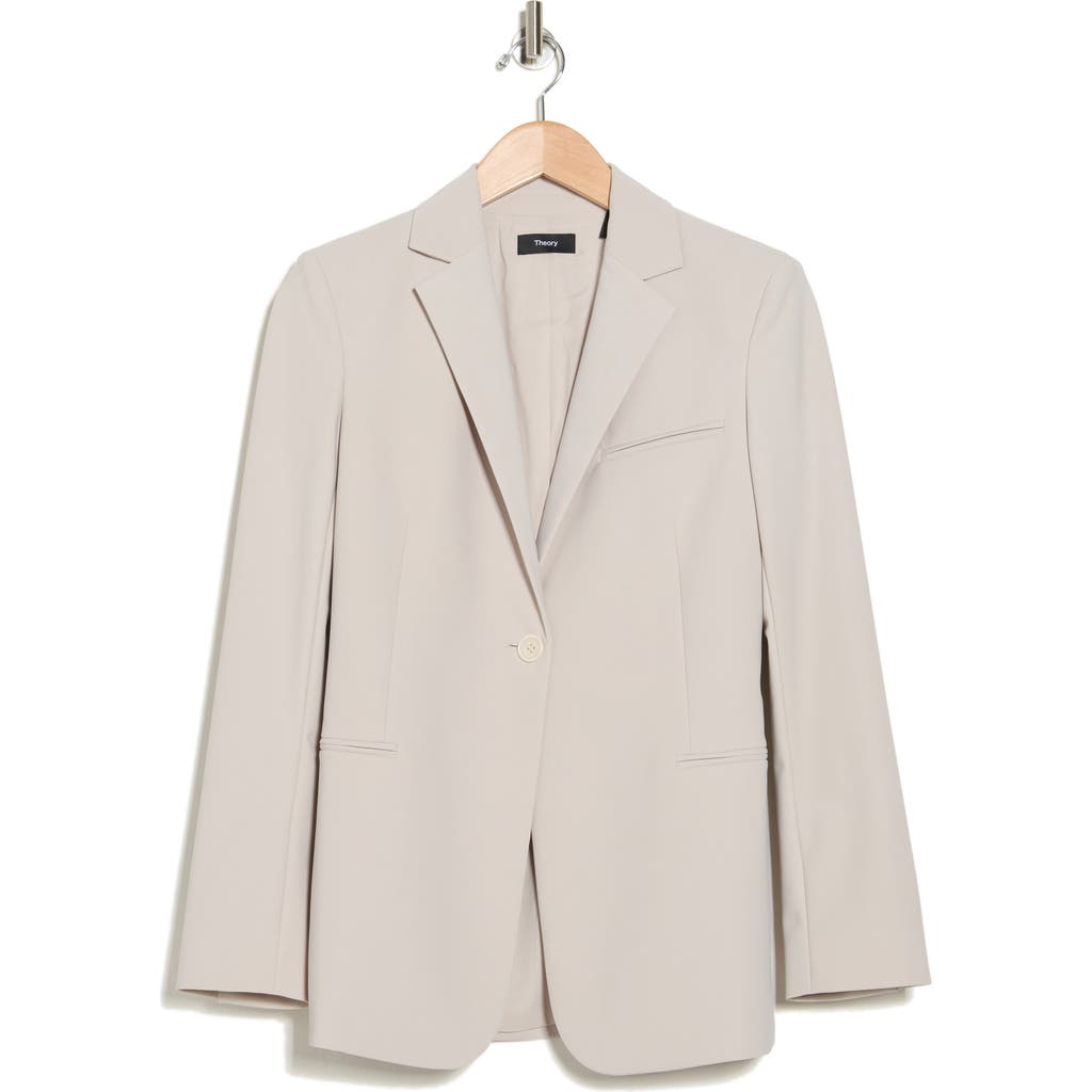 Theory Slim Fit Blazer In Putty