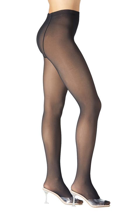Women's Fleece Opaque Tights Stockings Warm Winter Footed Pantyhose