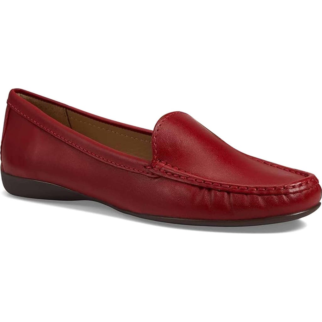 Marc Joseph New York Lake Road Loafer In Campari Napa