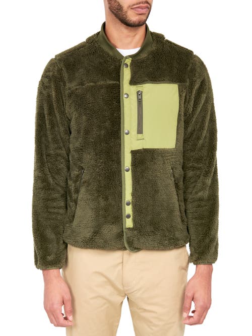 BROOKLYN BRIGADE BROOKLYN BRIGADE SOLID FUZZY JACKET 