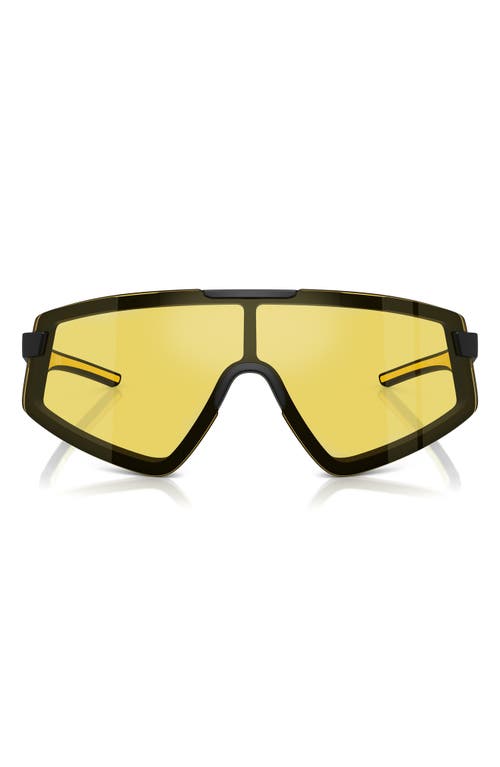 Scuderia Ferrari 47mm Shield Sunglasses In Matte Black