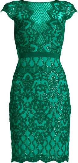 パーティードレス Embellished Draped Body Top Dress Chelsea Embellished Wrap Over A-Line Mini Dress in Black