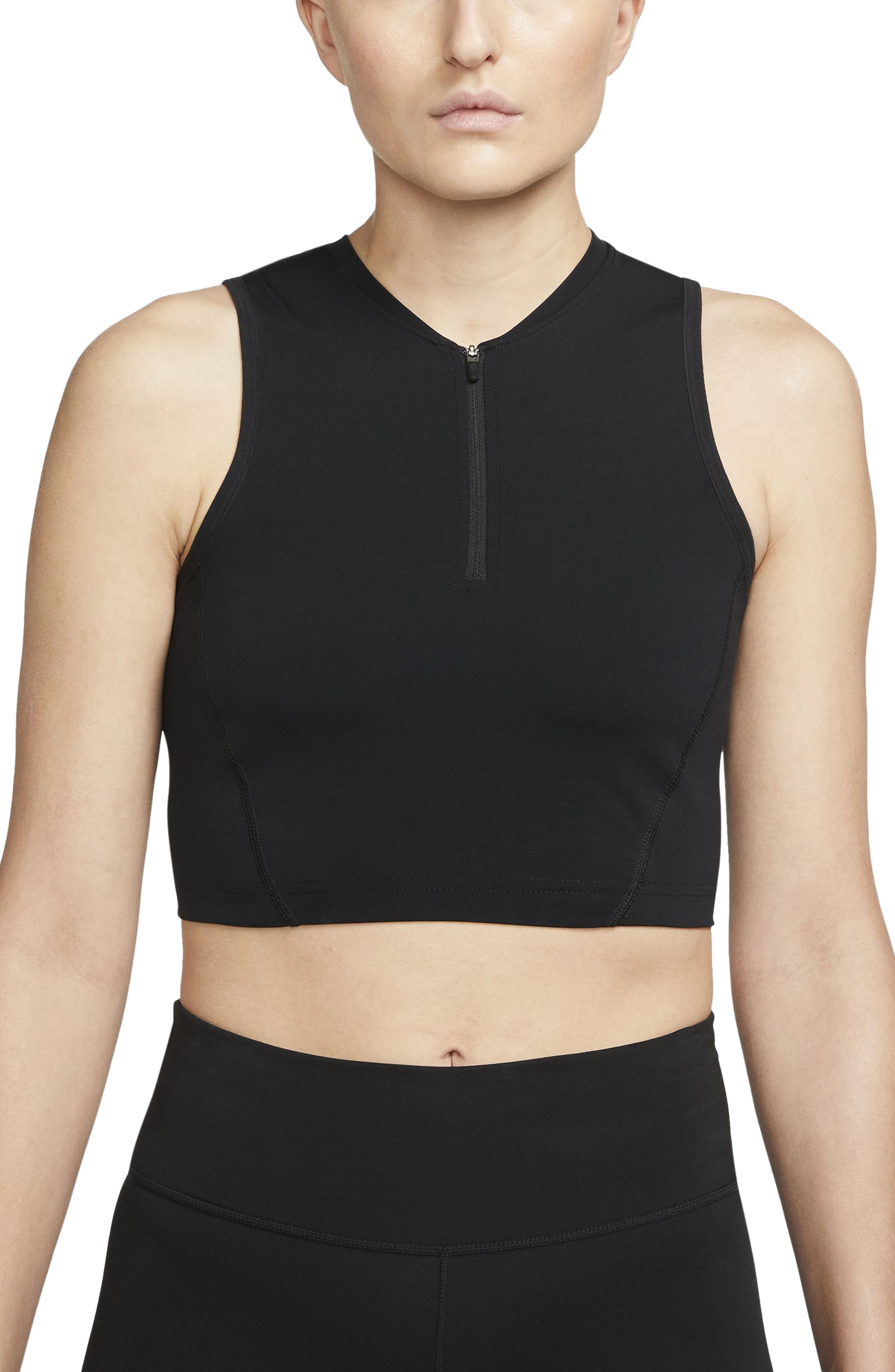 Nike crop half zip Clearance