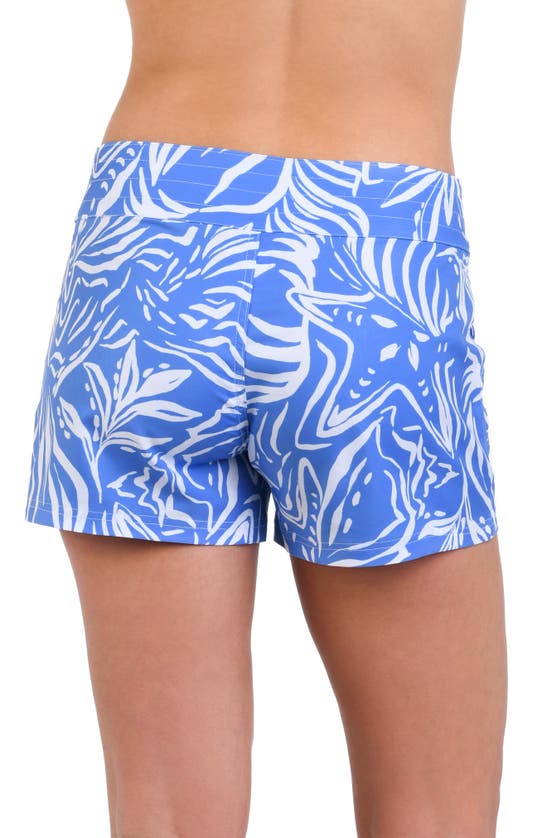 Shop La Blanca Beachside Bay Board Shorts In Chambray