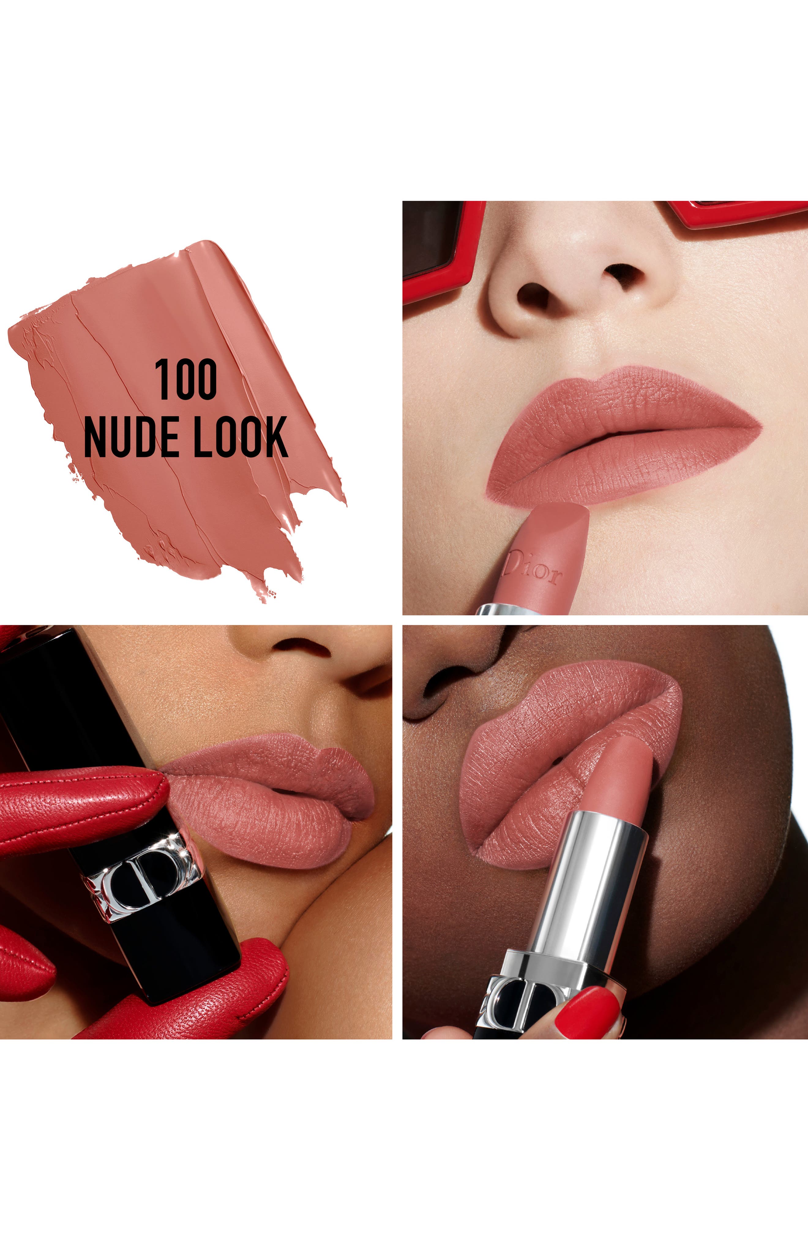 DIOR Rouge Dior Lipstick Refill in 100 Nude Look /Matte Smart Closet
