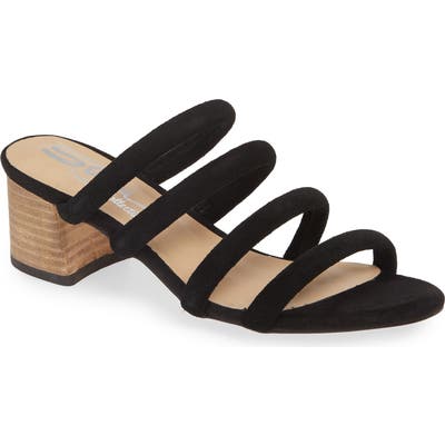 Sbicca Ravia Strappy Slide Sandal, Black