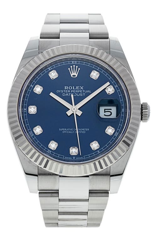 Watchfinder & Co. Rolex  Datejust Bracelet Watch, 41mm In Metallic