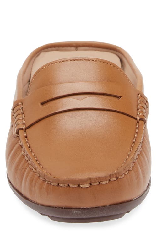 Shop Marc Joseph New York Rosemary Leather Penny Loafer Mule In Tan Napa