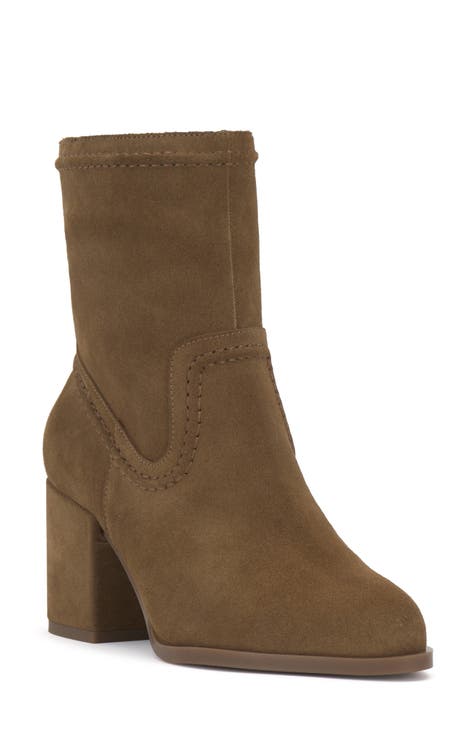 Brown hotsell suede bootie