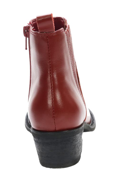 David Tate Focus Bootie In Red Nappa