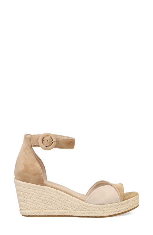 Pelle Moda Kove Espadrille Wedge Sandal In Latte/beige
