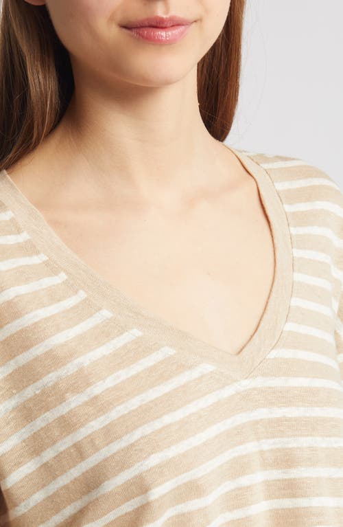 Faherty Oceanside Striped Top In Hampton Stripe